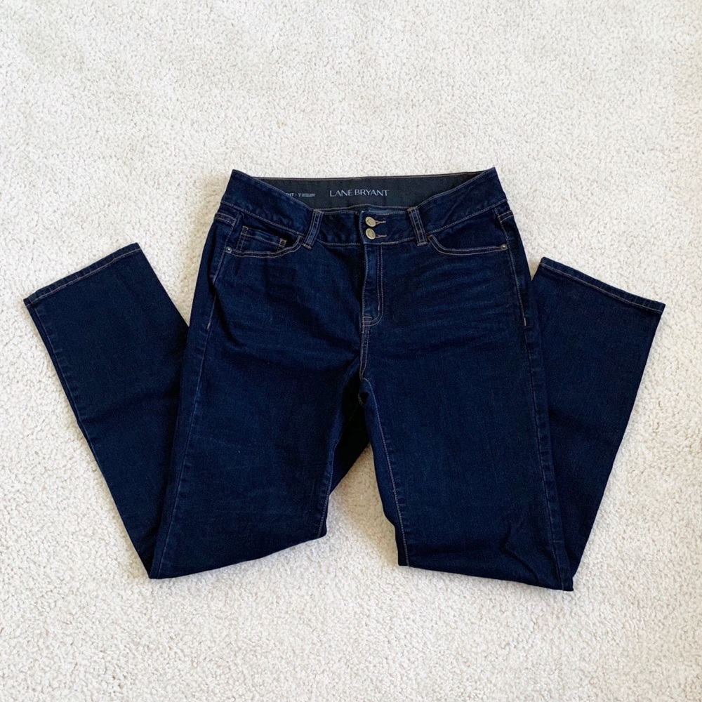 Lane Bryant high rise straight pants size 14R